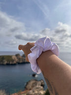 Atemporal White - Scrunchie Mediana